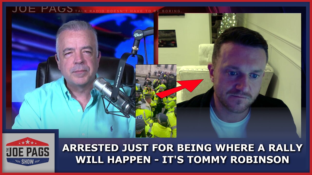 Arrested Just For Being There -- Tommy Robinson Explains