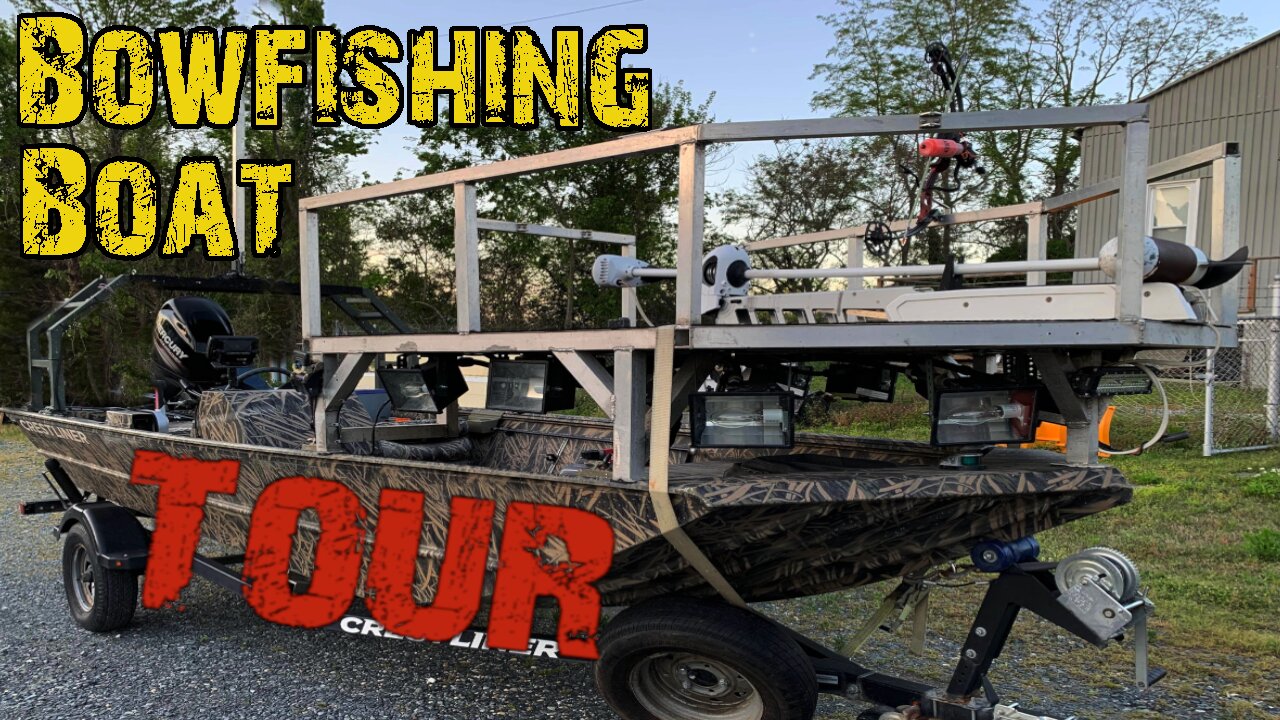 Bowfishing Boat Setup! Crestliner Jon Boat