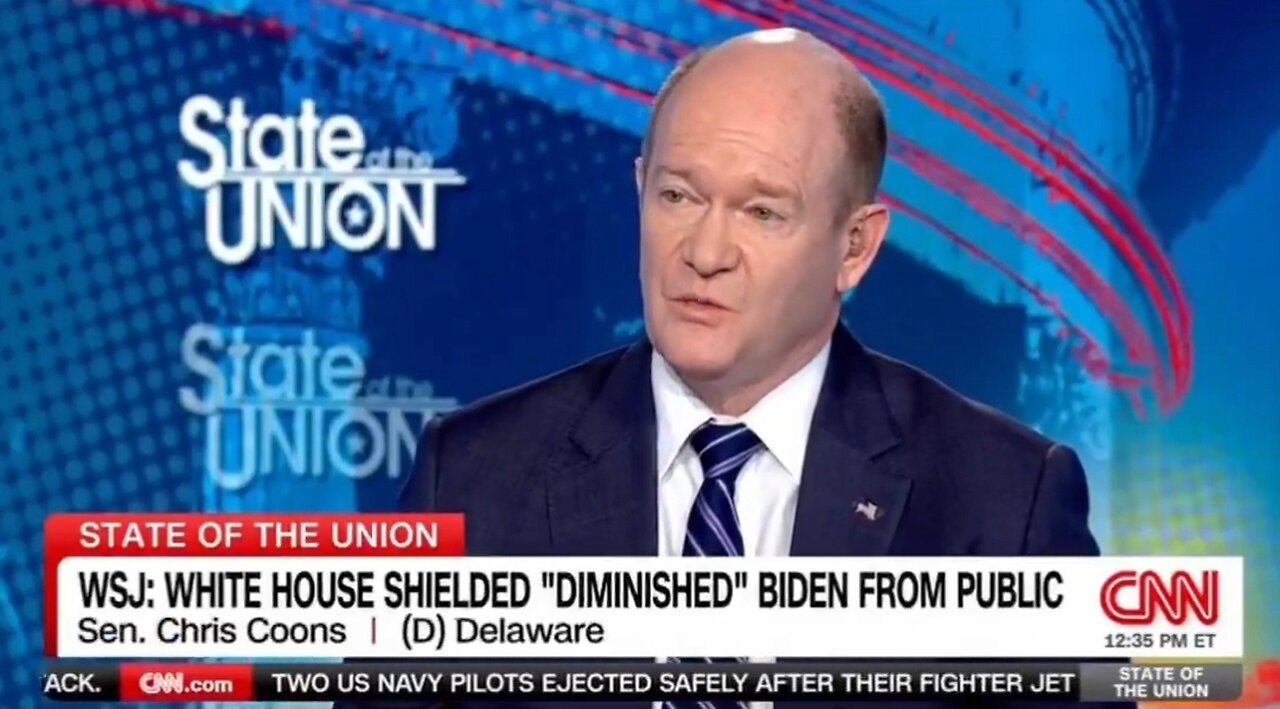 Sen Chris Coons Never Questioned Biden's Fitness For Office Until The Debate