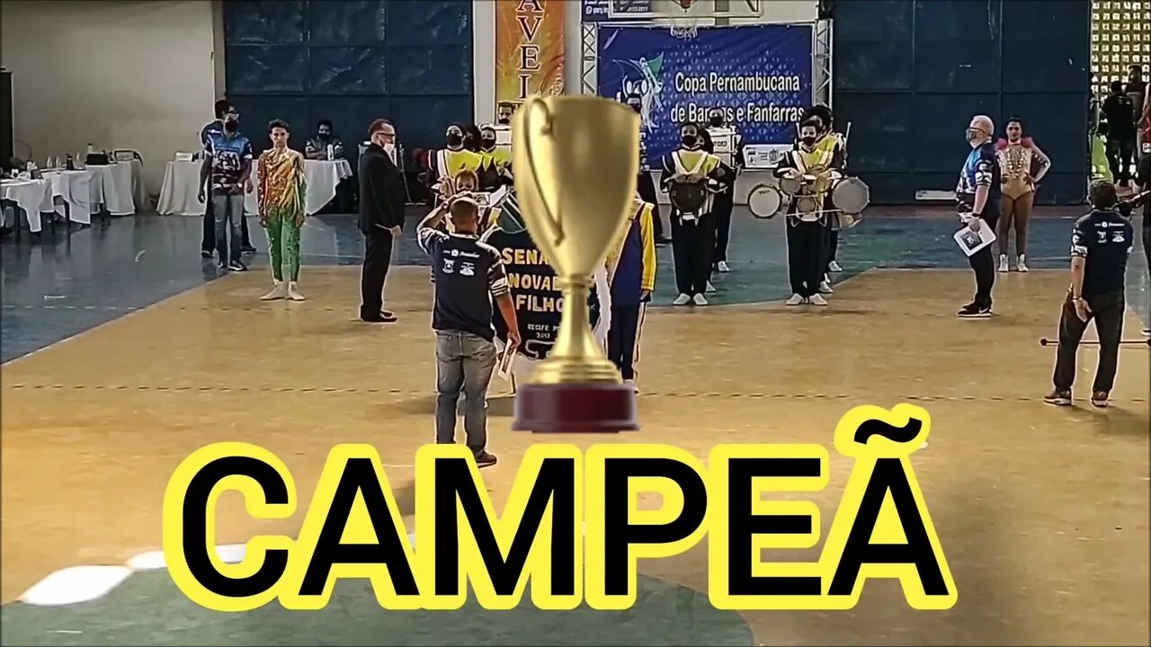 ENTRADA DA BP. SENADOR NOVAES FILHO 2021 NA GRANDE FINAL 2021 DA XIII COPA PERNAMBUCANA DE BANDAS