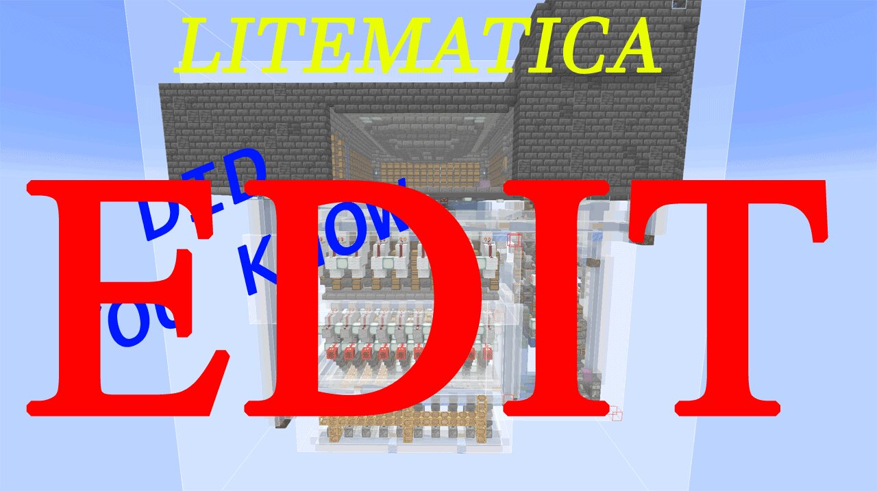 Minecraft LiteMatica (Did You Know) Editing