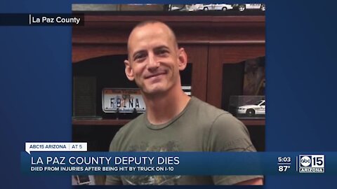 La Paz County Sgt. Michael Rudd hit, killed following pursuit