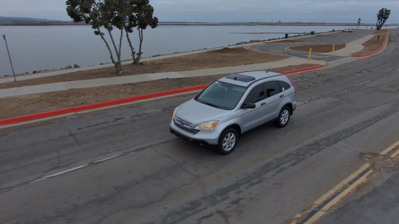 Blasian Babies DaDa Drives Chula Vista Bayfront Park Skydio 2+ Drone Autonomous Beacon Tracking!