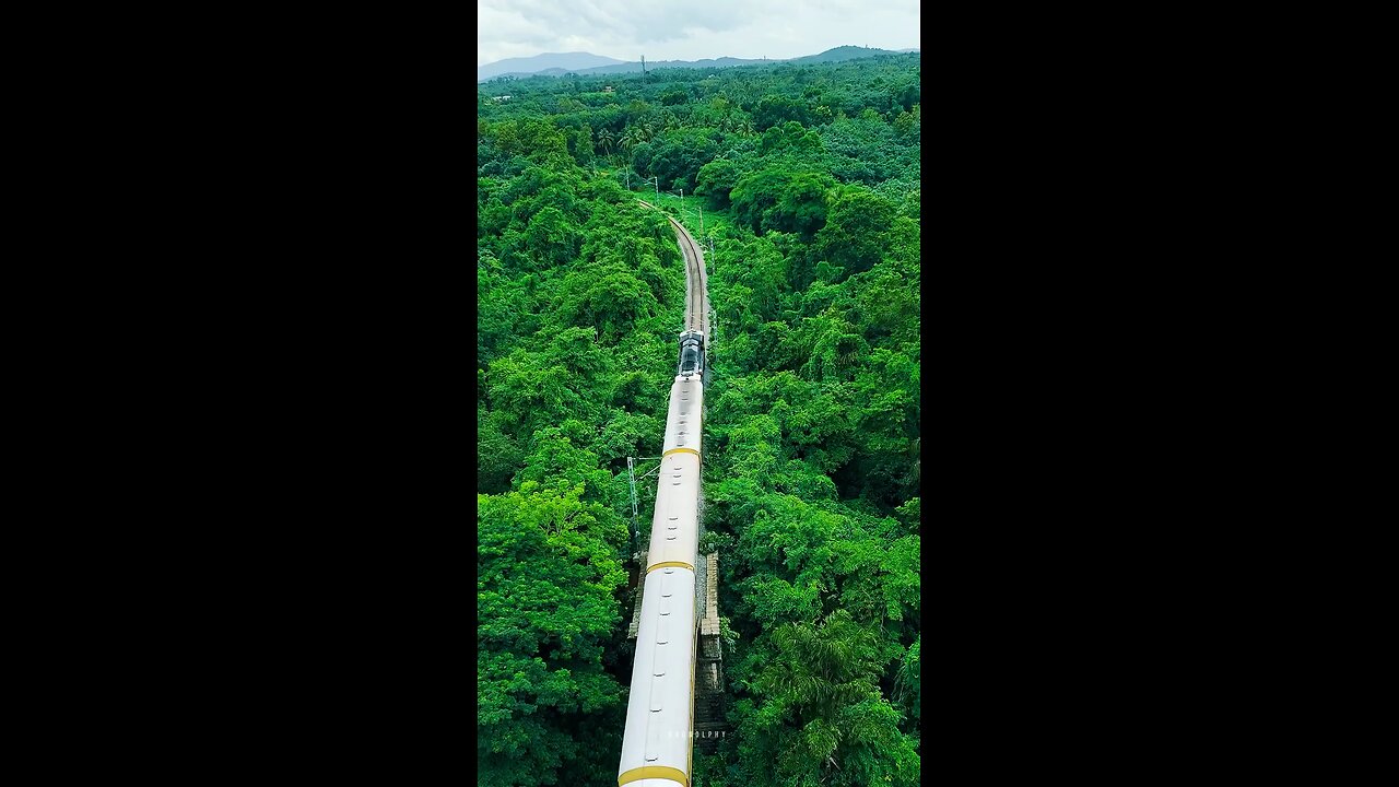 Train view by drone #train #view #drone #new #today #viral #trending #viralreels #viralvideos #trend