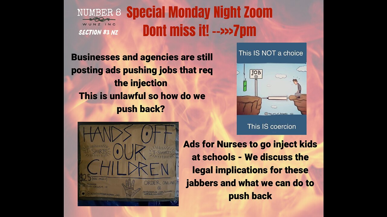 Ep 9 N8 19th Dec 2022 - Special Monday Night Zoom - Jabber job ads and job ads for jabbed only