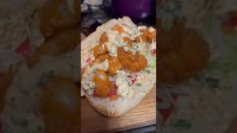 Shrimp Po’Boy sammi!! #mardigras #lousiana #privatechef