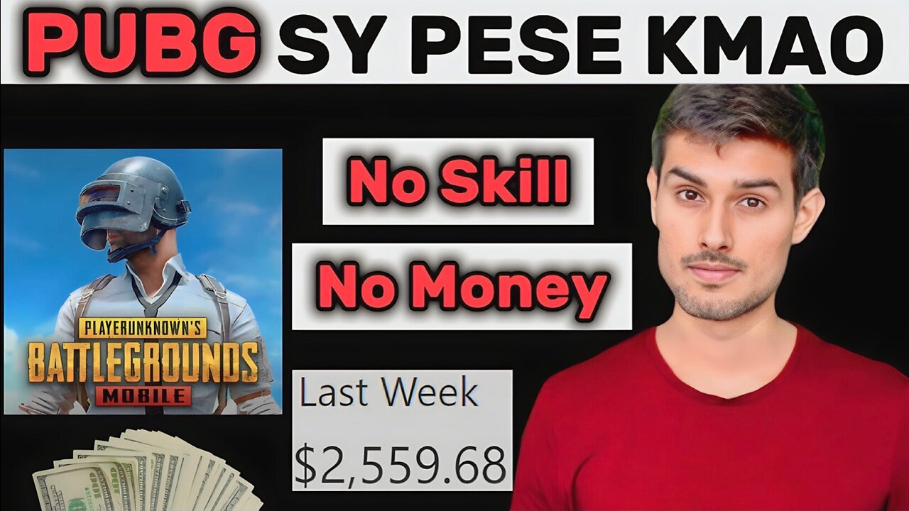 Make $897 By Playing PUBG Game (Never skip Bonus in end of video)