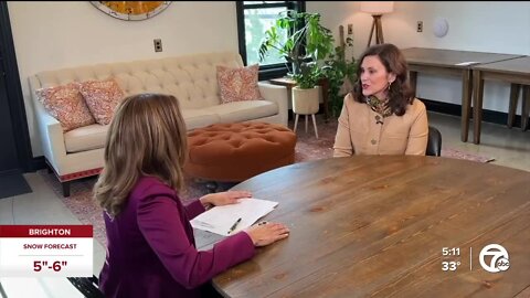 Gov. Whitmer looks forward in 1-on-1 interview with Carolyn Clifford