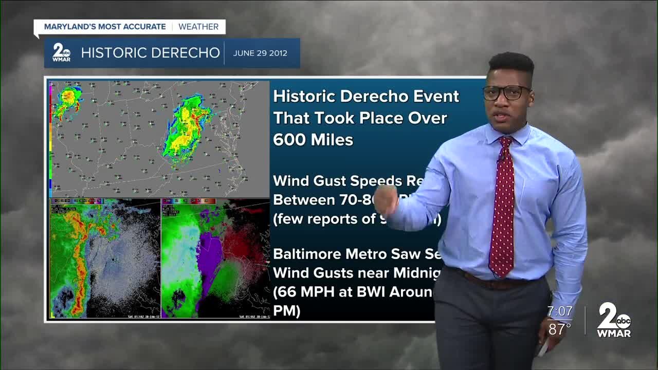 Meteorologist Patrick Pete explains Derecho event