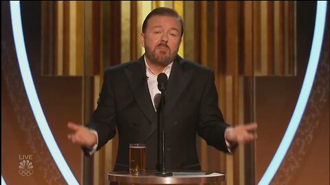 Flashback: Ricky Gervais TORCHING woke Hollywood @ Golden Globes