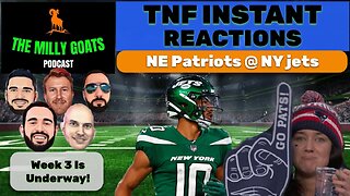 TNF Instant Reaction Patriots vs Jets