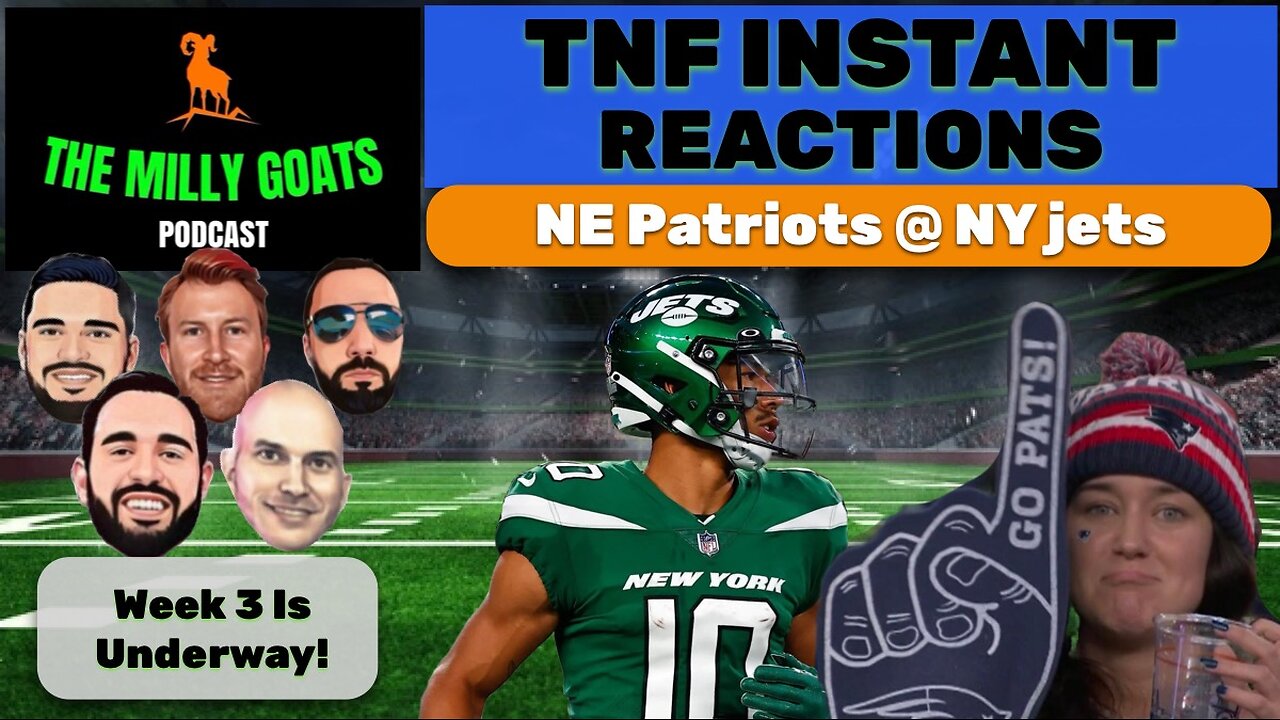 TNF Instant Reaction Patriots vs Jets