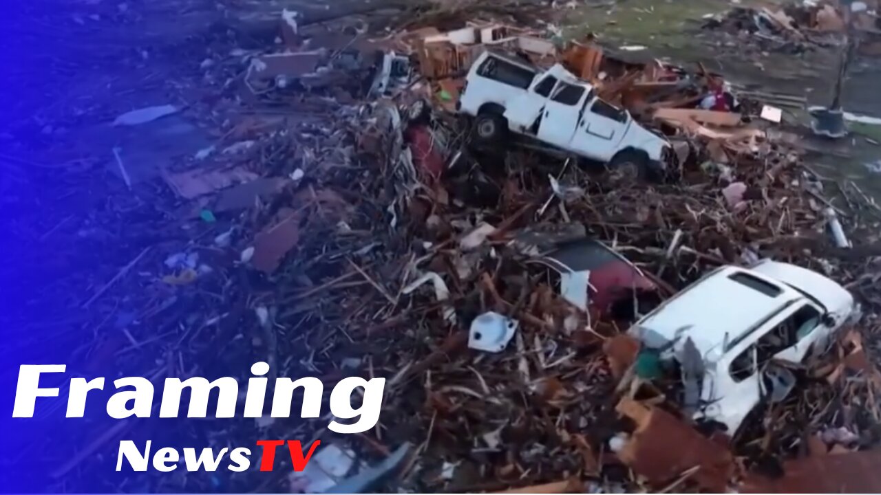 Inilah cuplikan menakutkan! Tornado menghancurkan hampir seluruh kota di AS