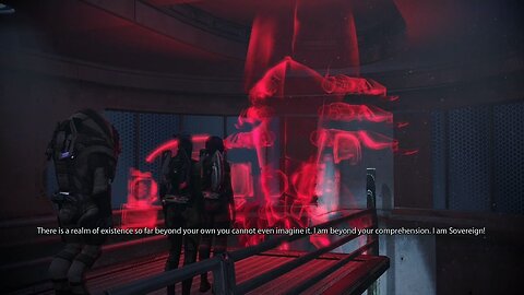 The Reaper called Sovereign - Mass Effect: Legendary Edition Game Clip