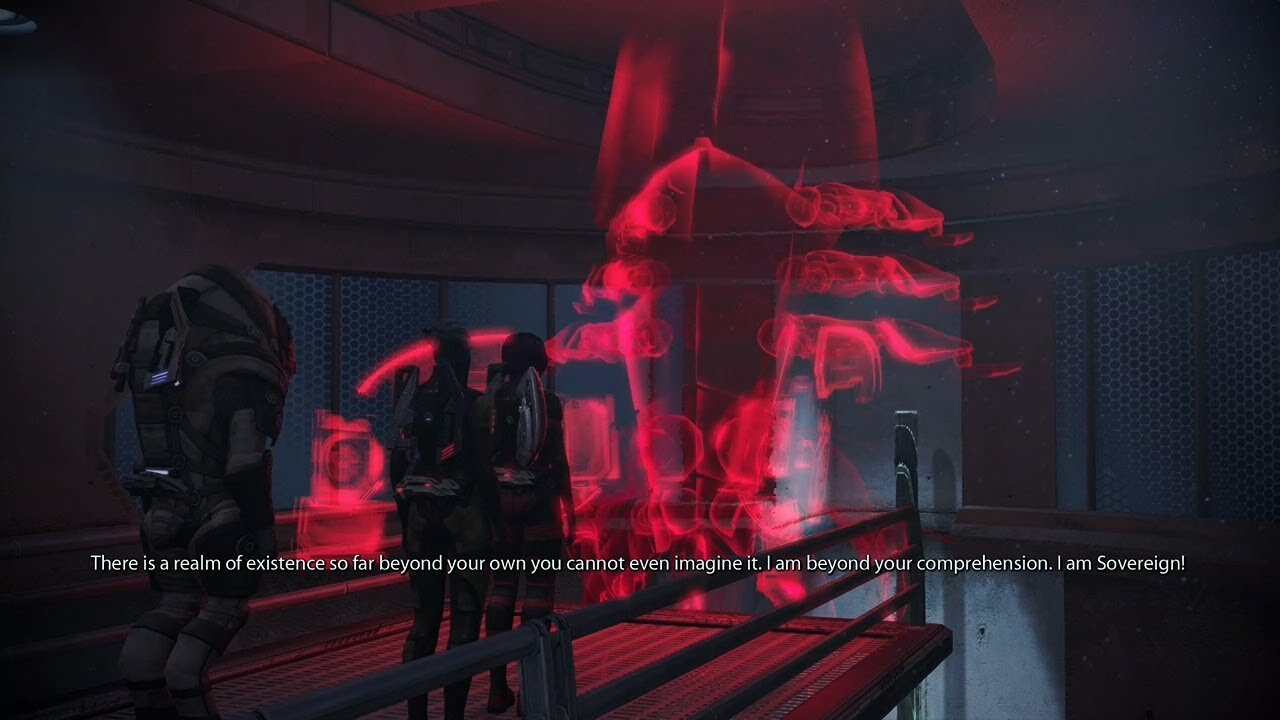 The Reaper called Sovereign - Mass Effect: Legendary Edition Game Clip