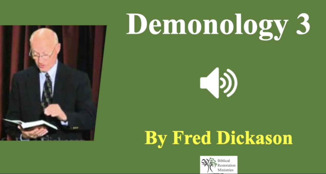 (Audio) Demonology 3: Authority - Fred Dickason