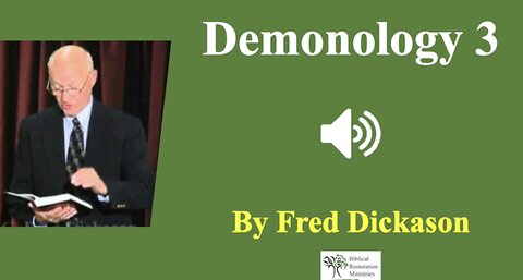 (Audio) Demonology 3: Authority - Fred Dickason