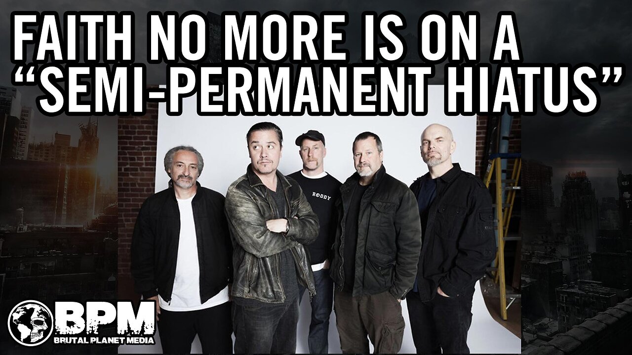 Faith No More is on a "Semi-Permanent Hiatus" - Roddy Bottum