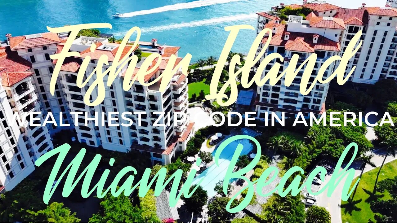 Miami Beach Fisher Island 2022 Drone Video: The Richest Zip Code in America EVO Nano plus 4K