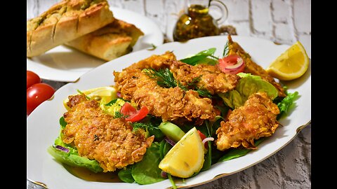 Crispy Chicken Tenders with Garlic Chili Sauce Recipe