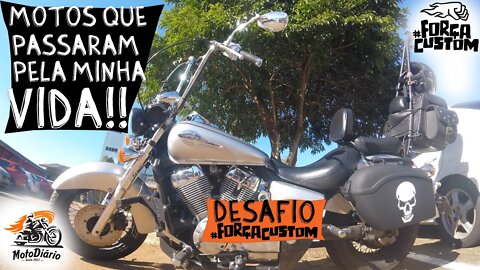 #01 Desafio #forçacustom: Motos que passaram pela minha vida