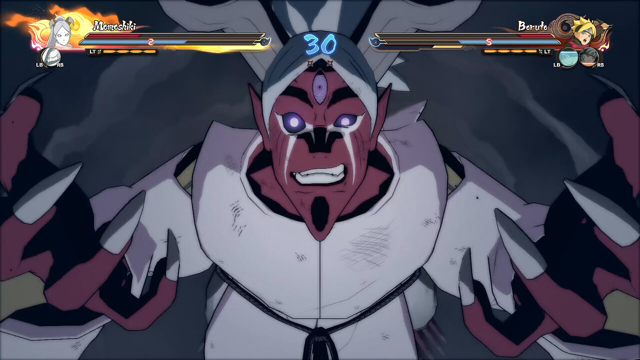 NINJA STORM 4 MOMOSHIKI OTSUTSUKI UJ TRIPLE THREAT VS BORUTO