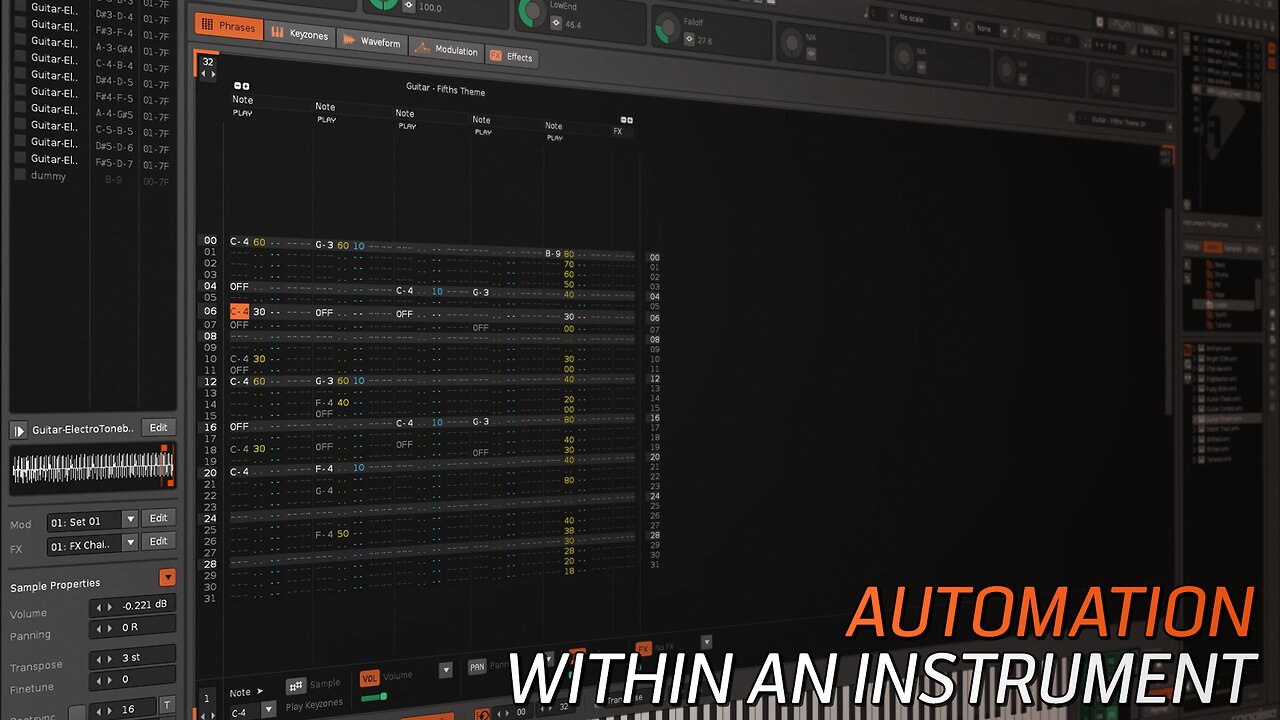 Automation Within An Instrument