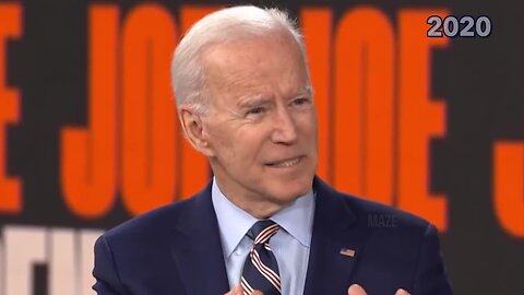 In 2020, Joe Biden tried to tell us how he's going to start a war with Iran and then blame Trump.