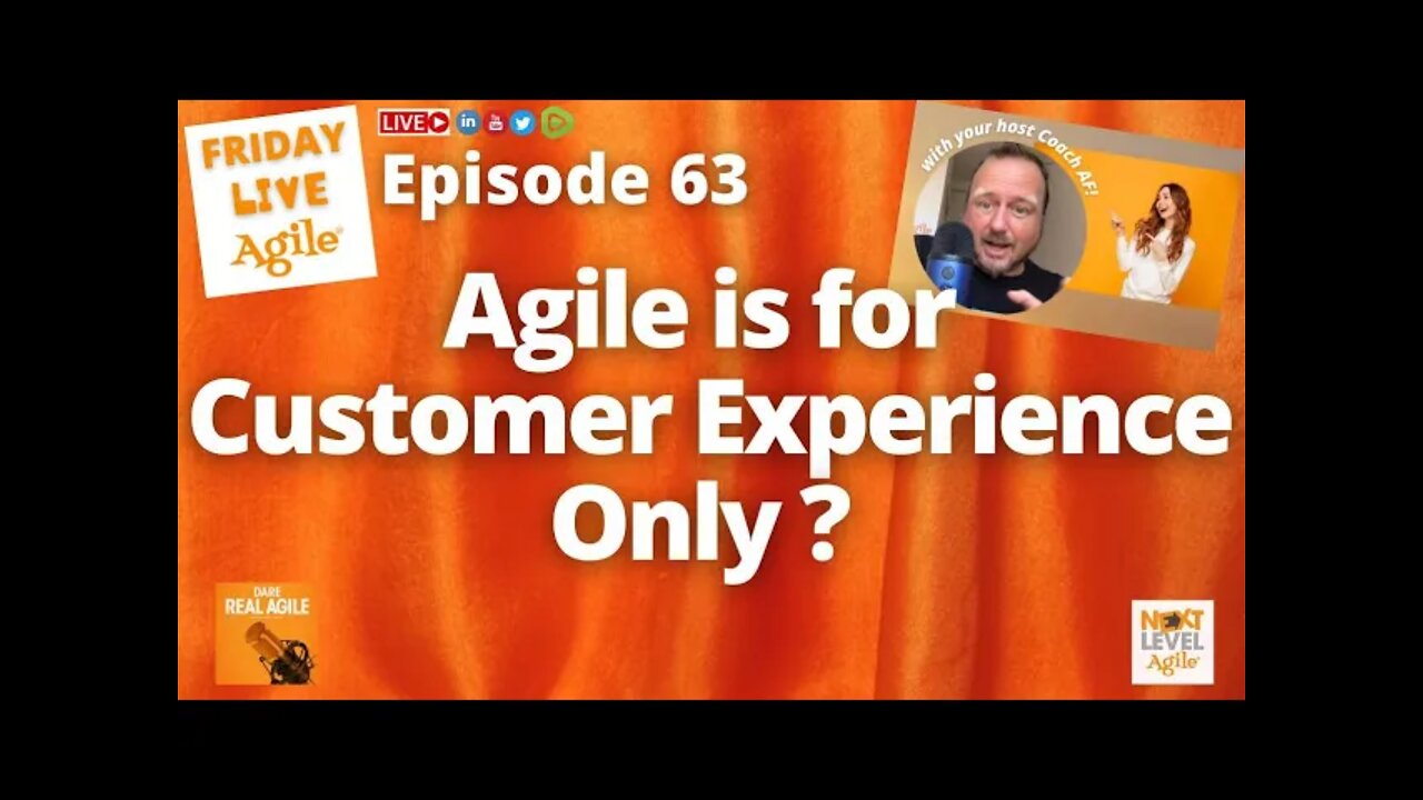 Voilà! TRANSHUMAN AGILITY or how do you TREAT your EMPLOYEES? 🔴 Friday Live Agile #63