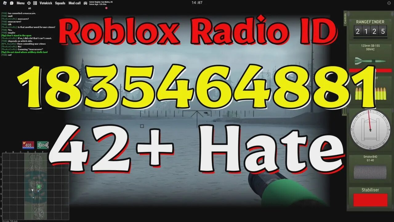 Hate Roblox Radio Codes/IDs