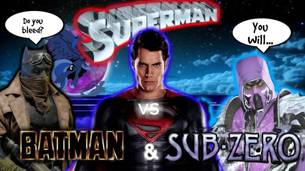 Legendary Superman vs Nightmare Batman & Subzero!