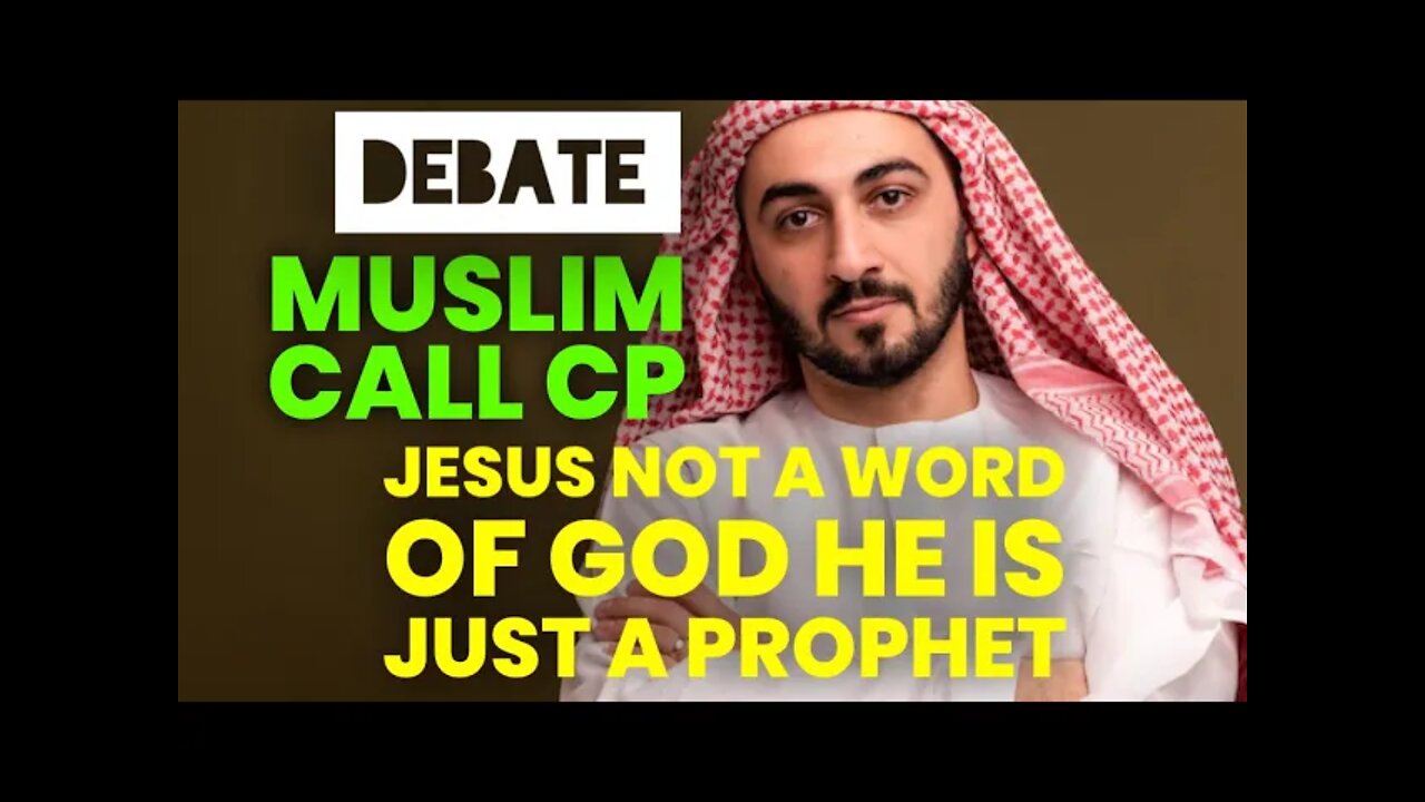 debate - Jesus is not a word of god he is a prophet