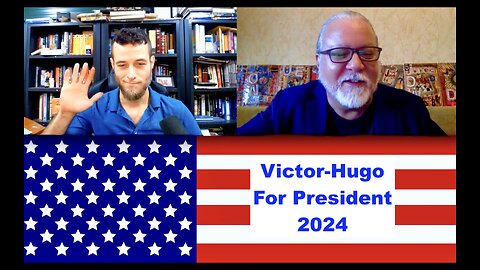 Dustin Nemos Victor Hugo Announces 2024 Run For President After Trump Biden Debate Death Of Bitchute