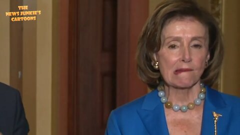 Pelosi walks, talks, and listens with Israeli foreign affairs minister at the Capitol hallway.