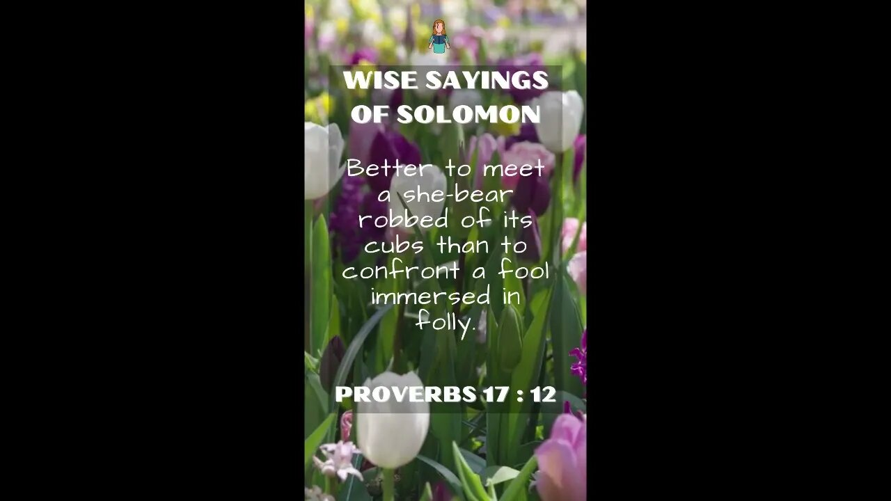 Proverbs 17:12 | NRSV Bible | Wise Sayings of Solomon