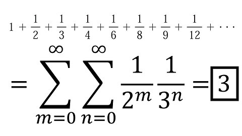 Problems Plus 6: Sum of Reciprocals of Positive Integers Whose Prime Factors are 2s and 3s