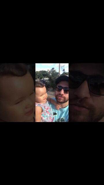 BEBÊ DANDO BEIJO - BABY GIVING KISS - बेबी देने का KISS - #shorts #linda #bebe #viral