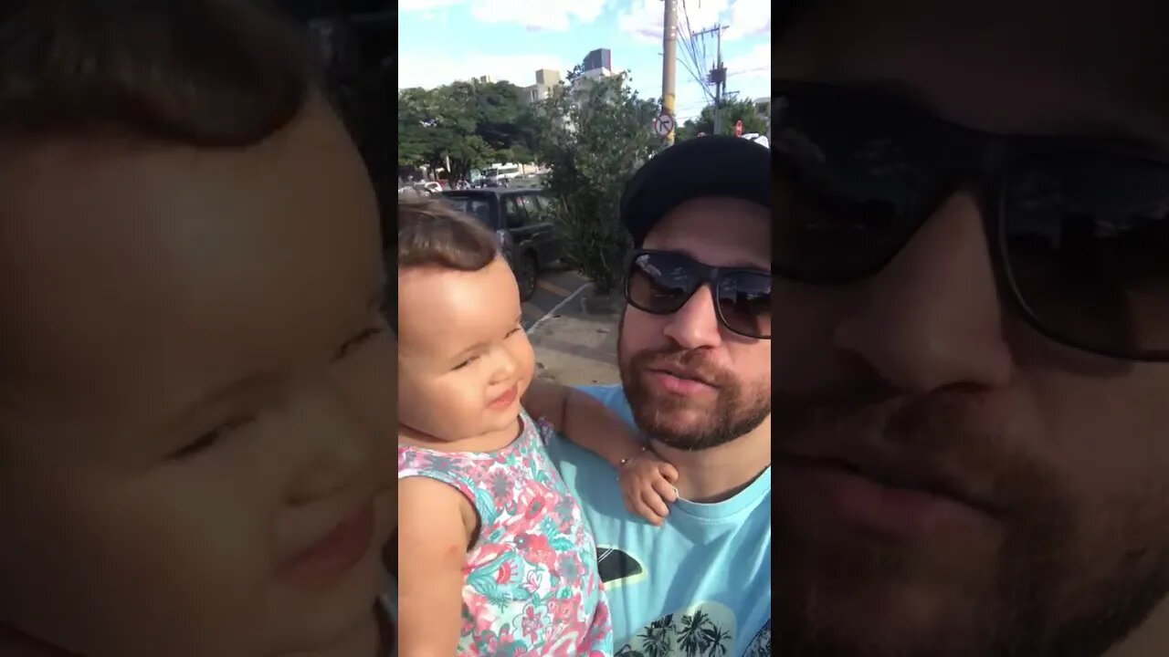 BEBÊ DANDO BEIJO - BABY GIVING KISS - बेबी देने का KISS - #shorts #linda #bebe #viral