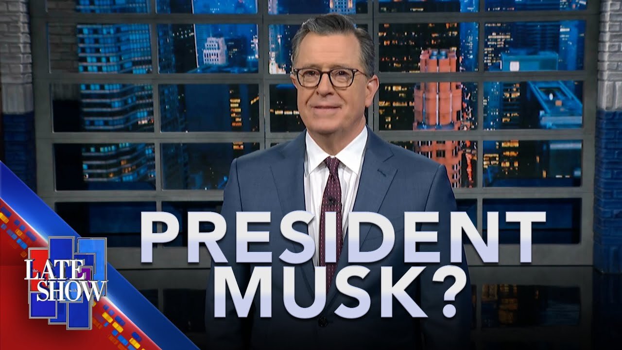 Trump, Musk May Force Gov't Shutdown - Stephen Colbert The Late Show