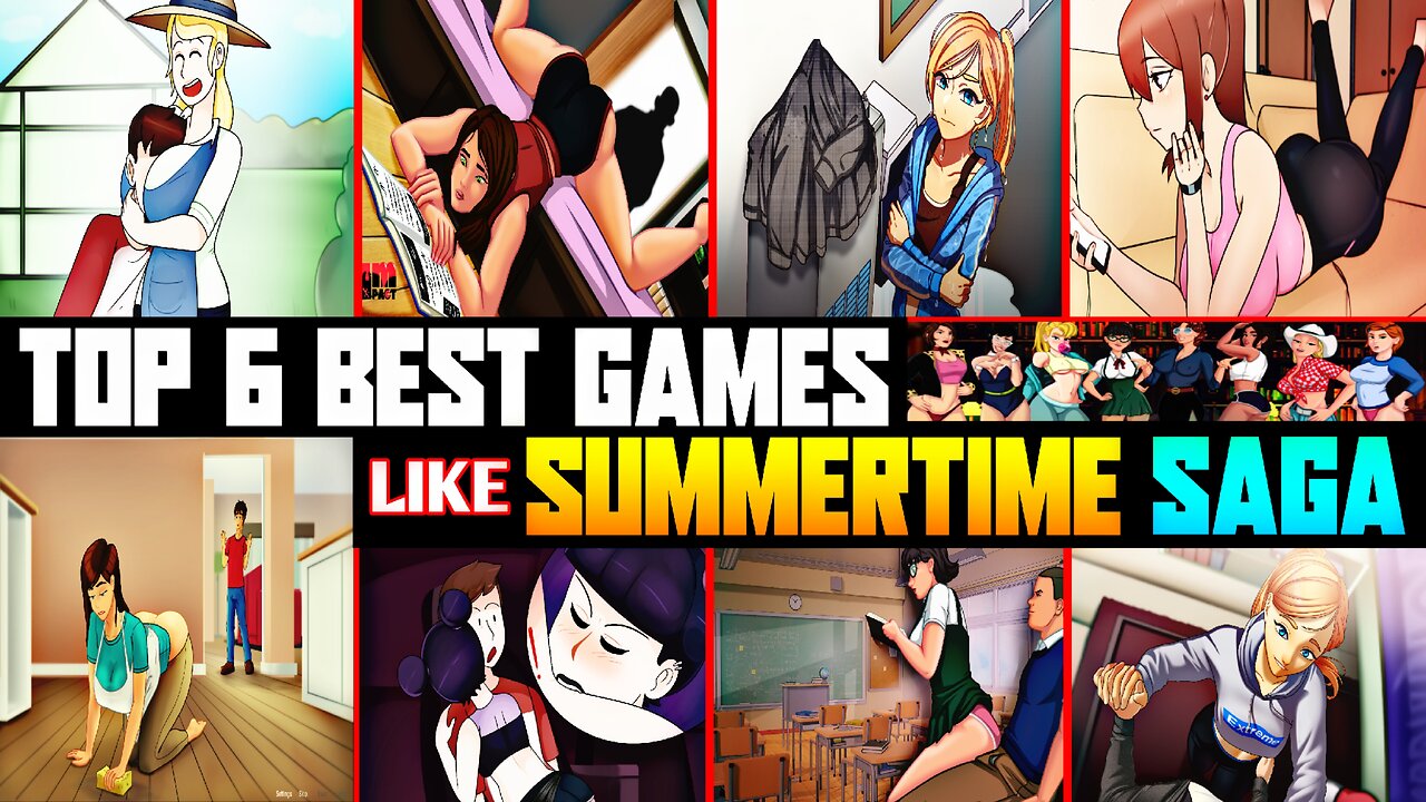 Top 6 Best Games like Summertime saga | For Android/Win/Linux | 2024 | Part-4