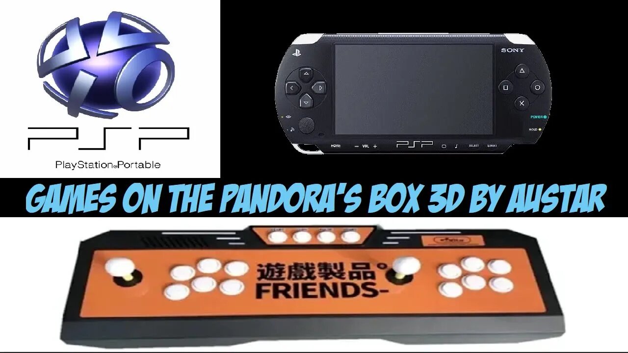 Pandora's Box 3D By Austar- PSP Games That Are Included