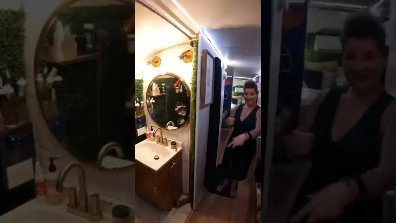 tour tiny home on wheels #short #travel