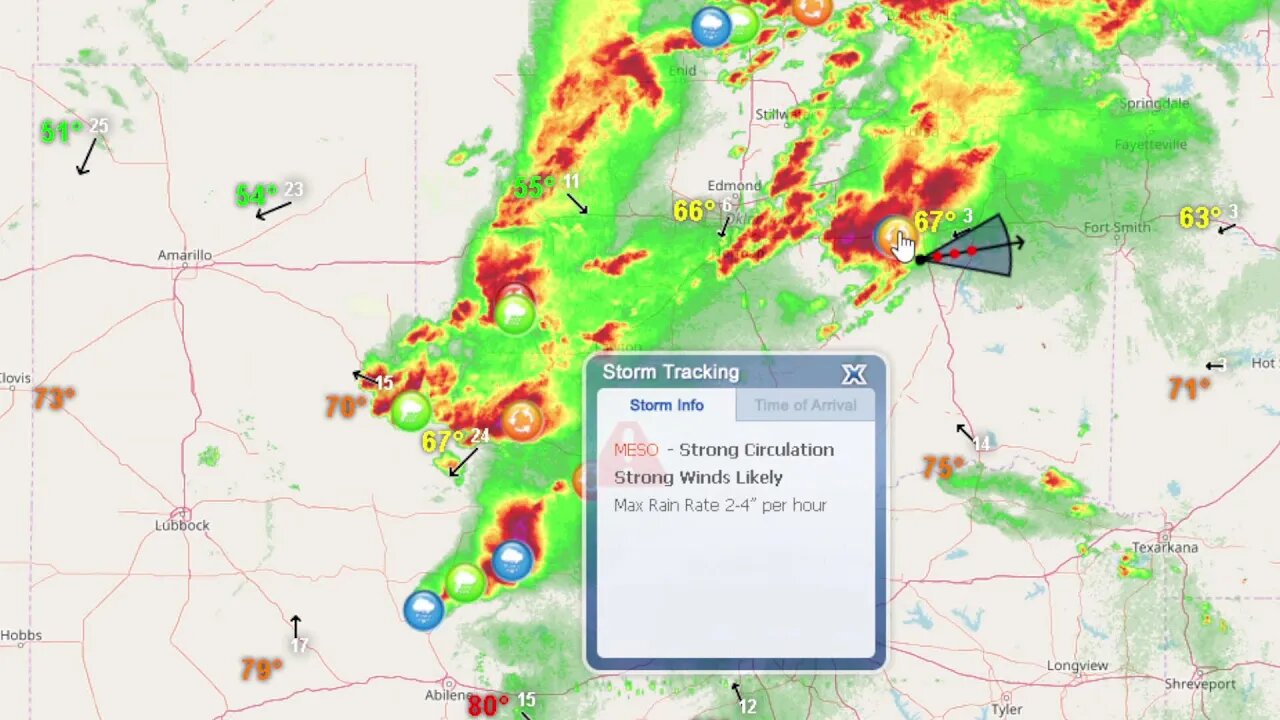 live severe weather north texas