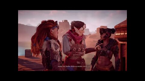 Fuga assistida - Ajudou Uthid e o rei infante Itamen a fugirem dos Carja da SombraHorizon Zero Dawn