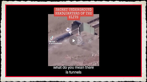 SECRET UNDERGROUND HEADQUARTERS OF THE ELITE 🐸 👽