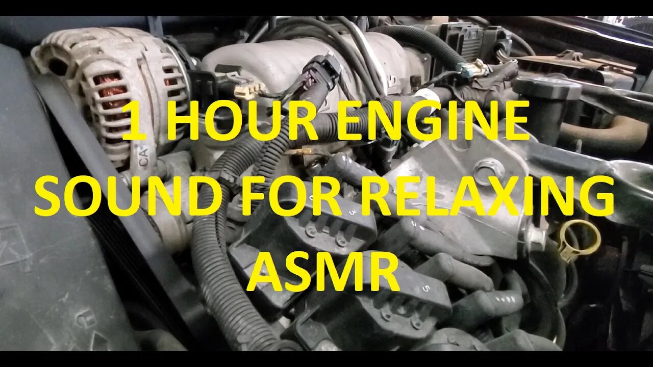 1 Hour Car Engine Sounds for relaxing or sleep White Noise ASMR