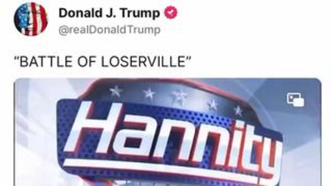 Trump post hilarious "Battle of Loserville" Newsom-DeSanctimonious debate