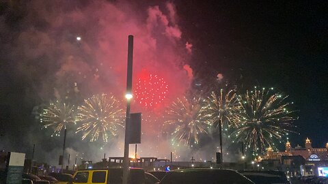 New year fireworks 2023 at Dubai