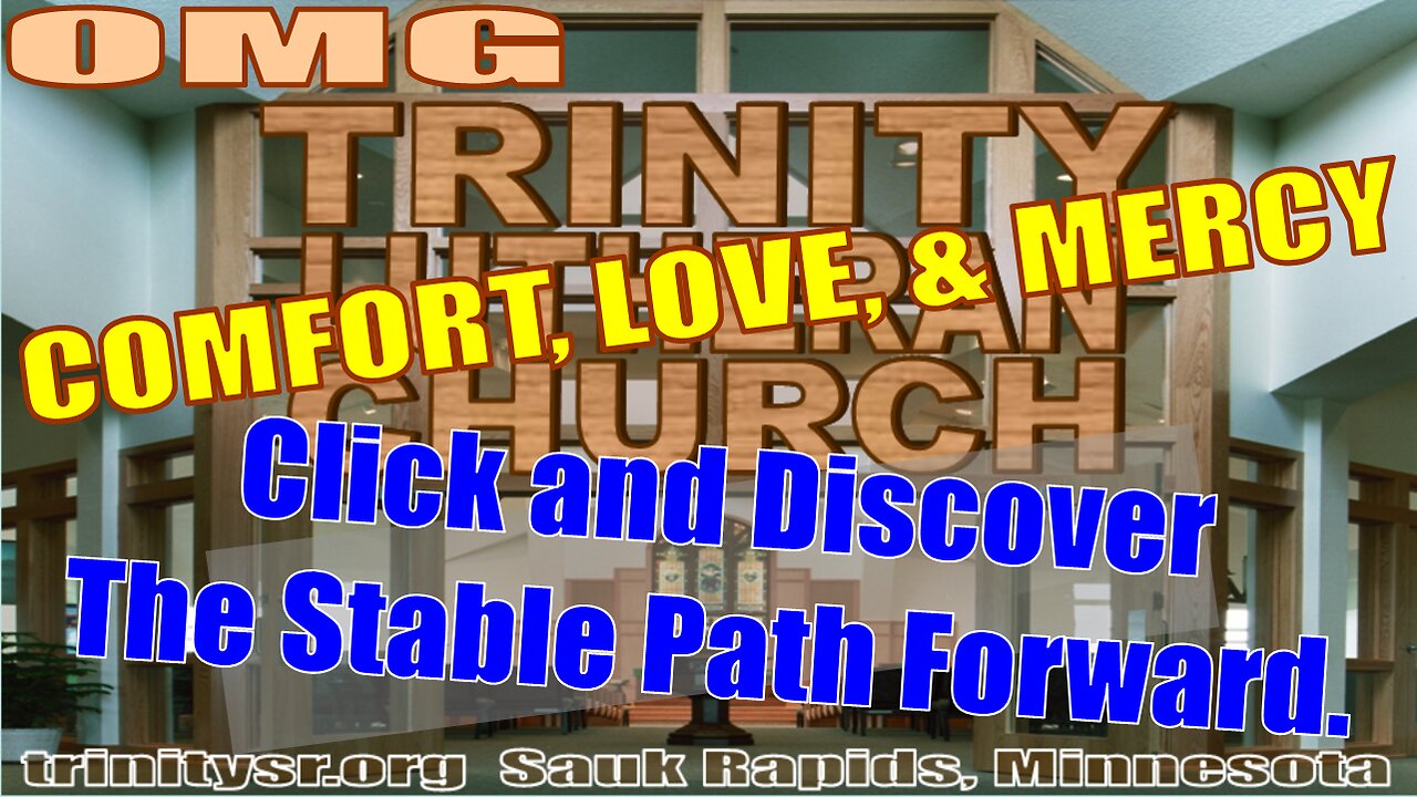 2023 11 05 Nov 5th Church Service Trinity Lutheran Sauk Rapids MN