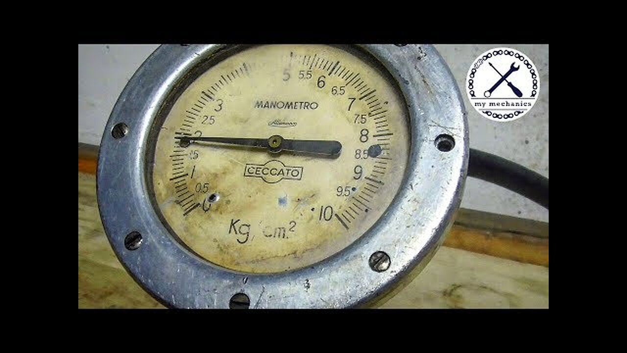 1950s Tyre Inflator - Perfect Restoration